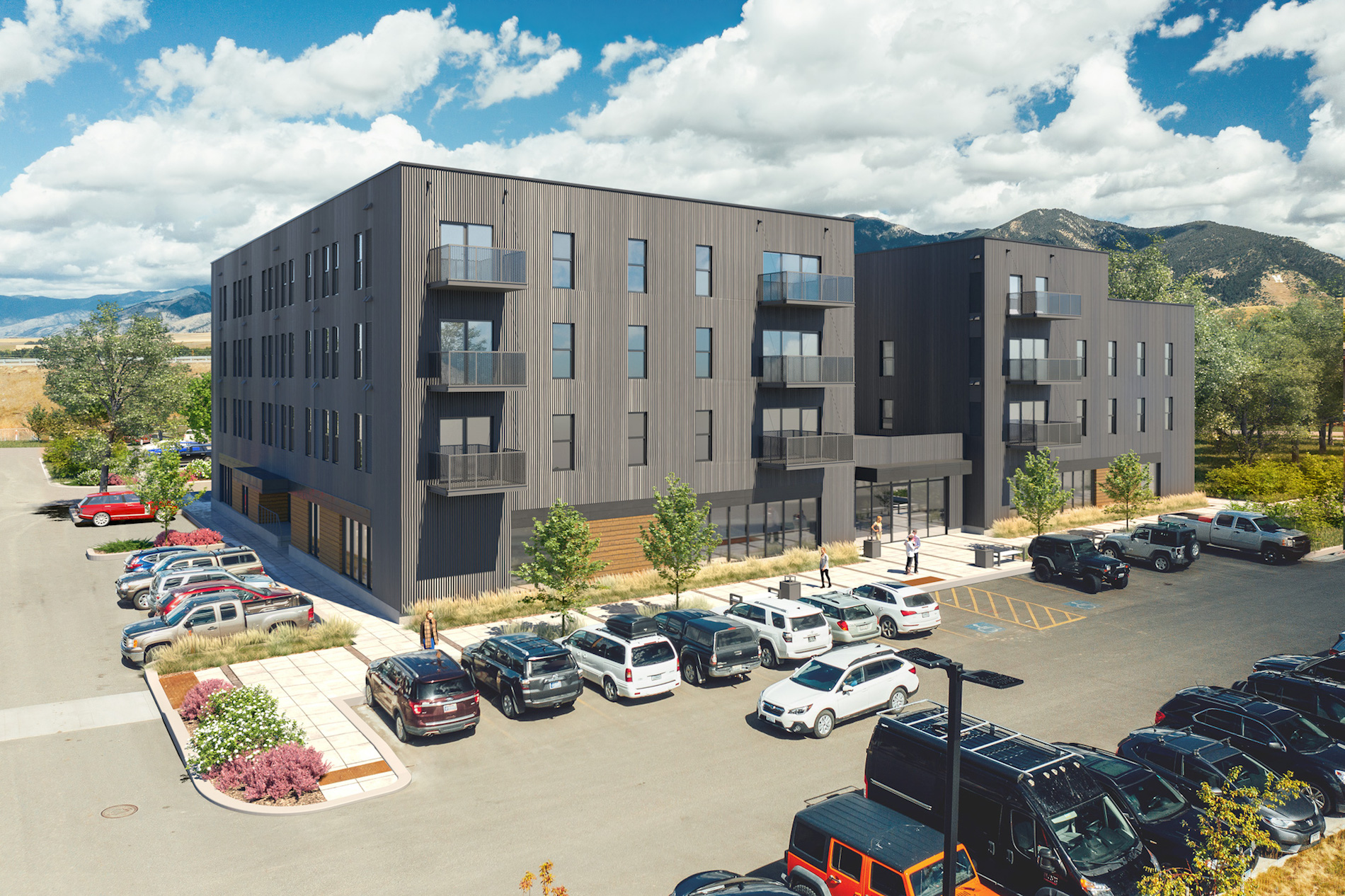 Cannery-Flats-Apartments-Bozeman-Montana-Front-Rendering